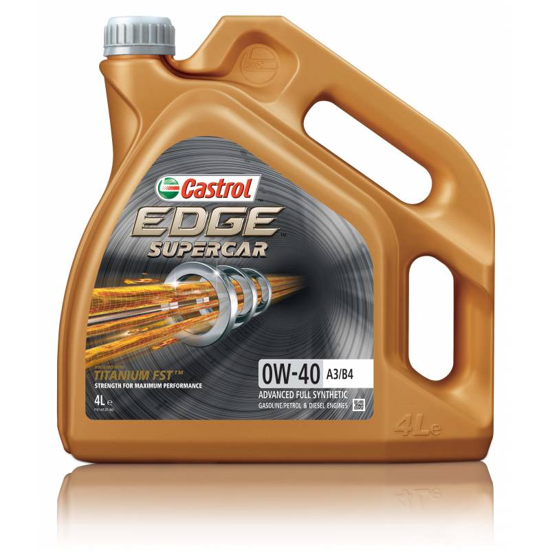 

Моторное масло Castrol Edge Supercar A3/B4 0W40 4 л, Edge Supercar A3/B4