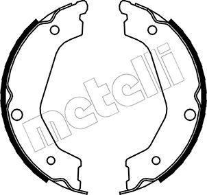 

Тормозные колодки METELLI стояночного тормоза 530227