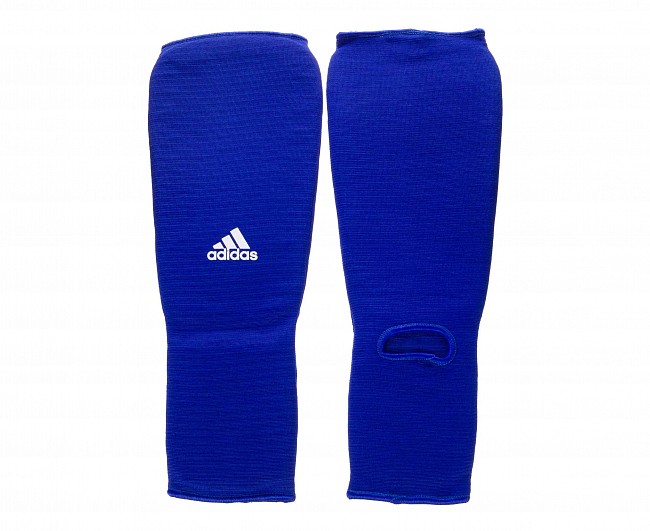 фото Защита голени и стопы adidas shin and step pad синяя m