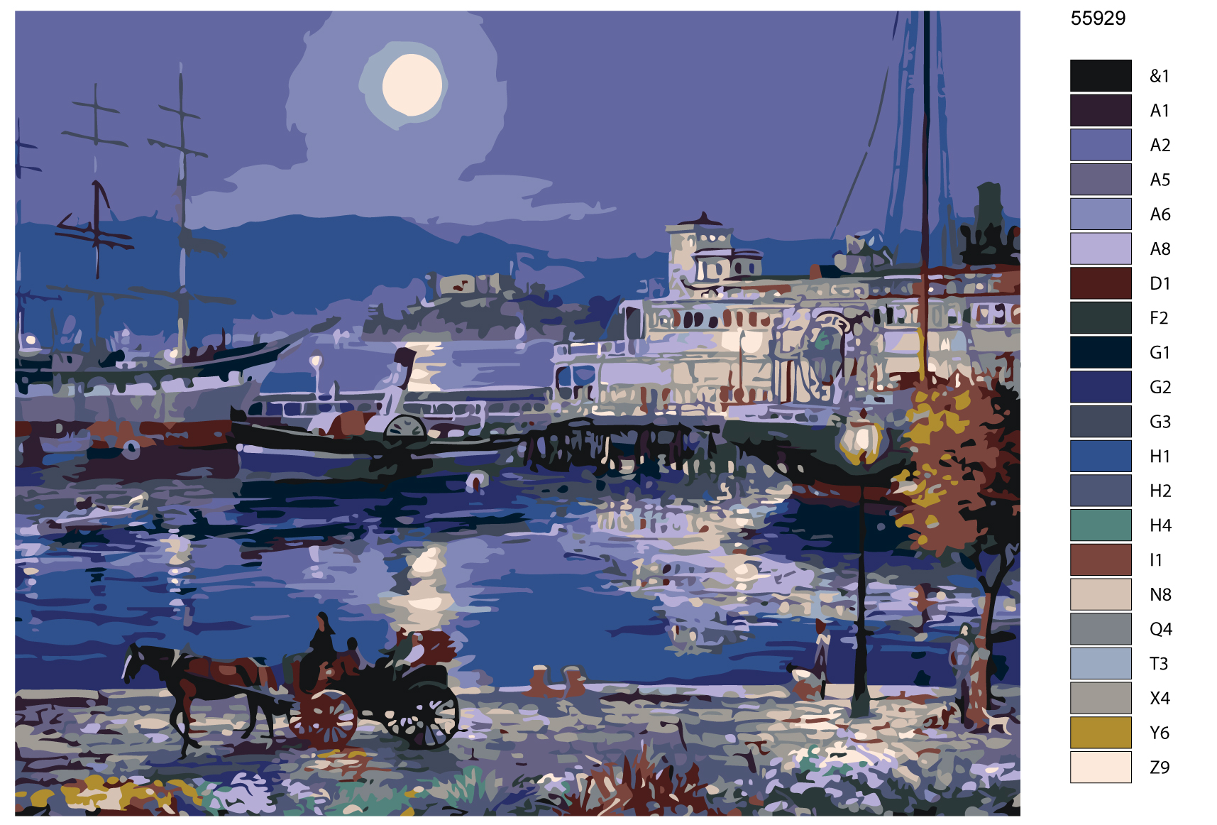 

Картина по номерам, 40 x 50, KTMK-55929, KTMK-55929
