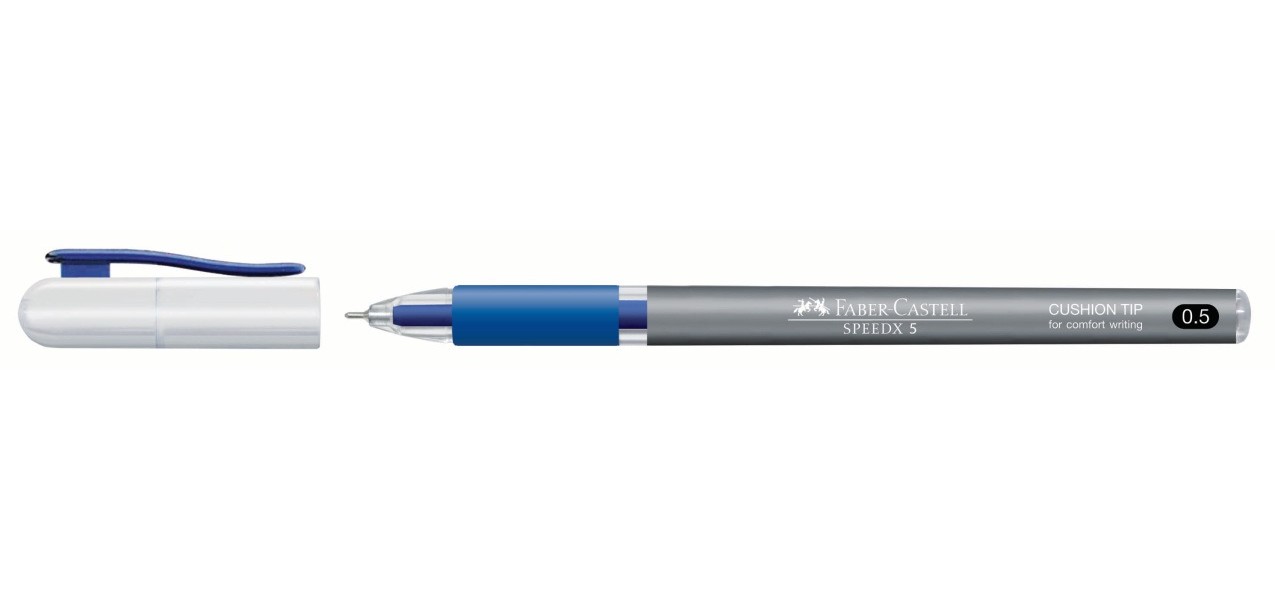 Ручка шариковая Faber-Castell Speedx Titanium 546051, синяя, 0,5 мм, 1 шт.