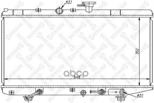 Радиатор системы охлаждения Stellox 1025379SX 100024757655