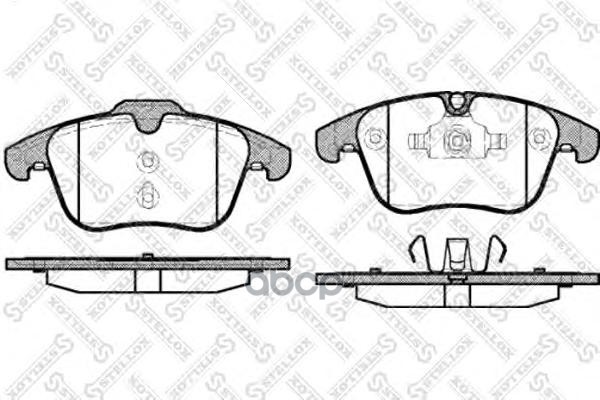 

Комплект тормозных колодок Stellox 001088BSX