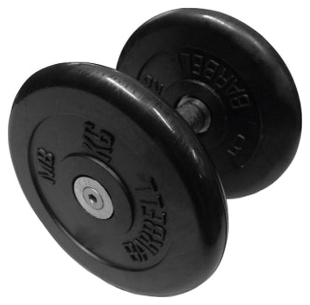 фото Гантель обрезиненная mb barbell atlet профи 11 кг