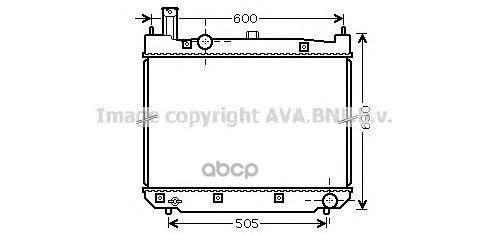 

Радиатор охлаждения AVA QUALITY COOLING TO2471