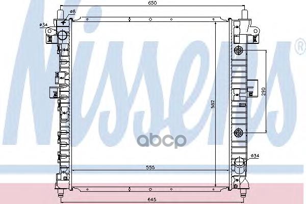 фото Радиатор охлаждения nissens 64316