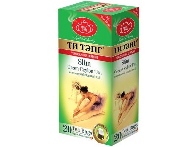 

Чай зеленый в пакетиках для чашки Ти Тэнг Slim 20*2 г