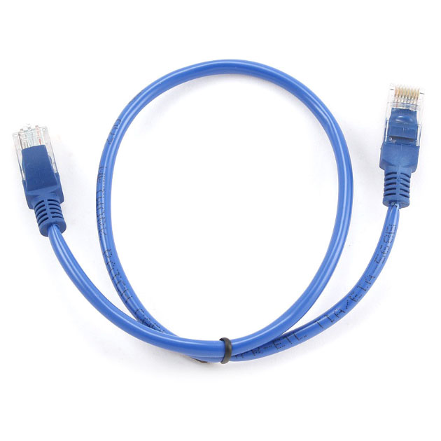 фото Кабель aopen rj45-rj45, m-m 0,5м blue (anp511-0.5m)