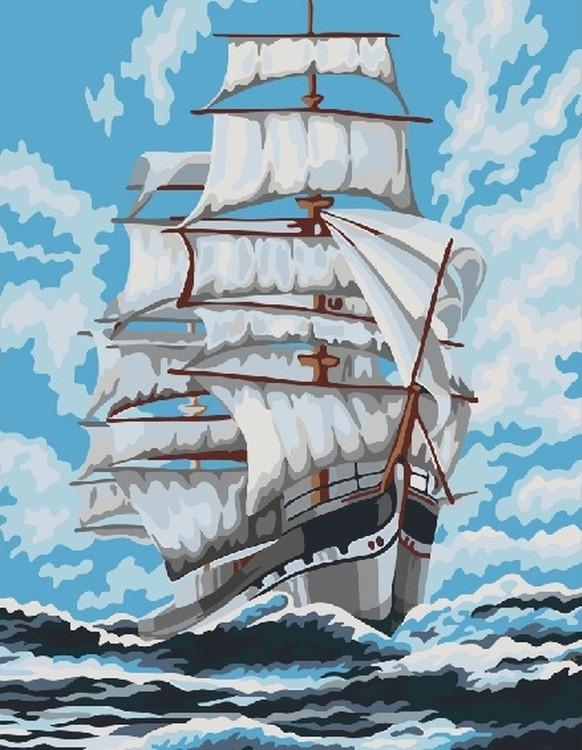 

Картина по номерам Paintboy Попутный ветер, 40x50 см, Попутный ветер
