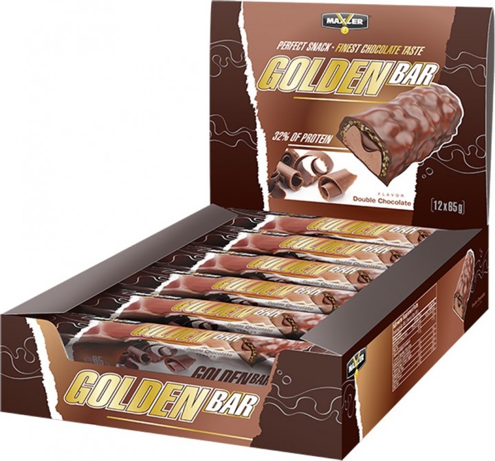 

Maxler Golden Bar 12 х 65g (12 штук), Двойной шоколад