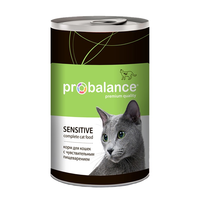 фото Консервы для кошек probalance sensitive, с курицей, 12шт по 415г