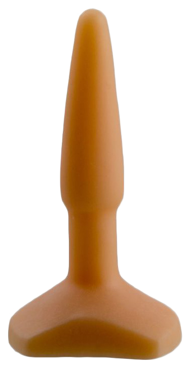 фото Оранжевый анальный стимулятор small anal plug flash 12 см lola toys