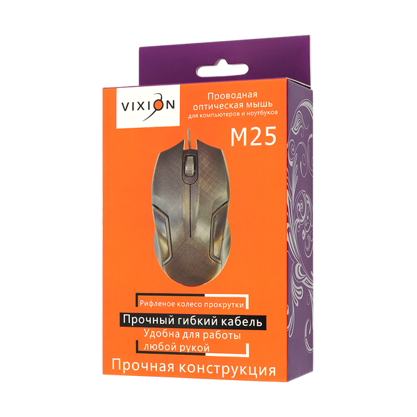 

Мышь Vixion M25 Black (GS-00005445), M25