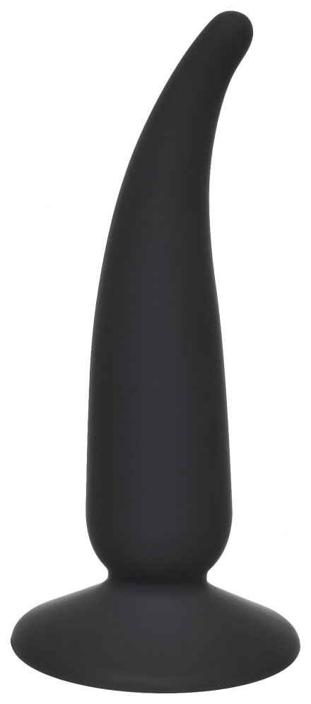 фото Чёрная анальная пробка p-spot teazer black 12,2 см lola toys