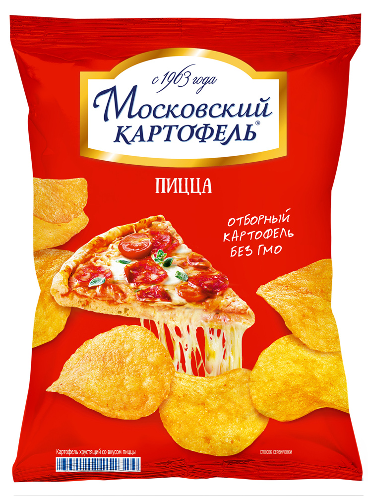 

Чипсы картофельные Московский картофель пицца 60 г