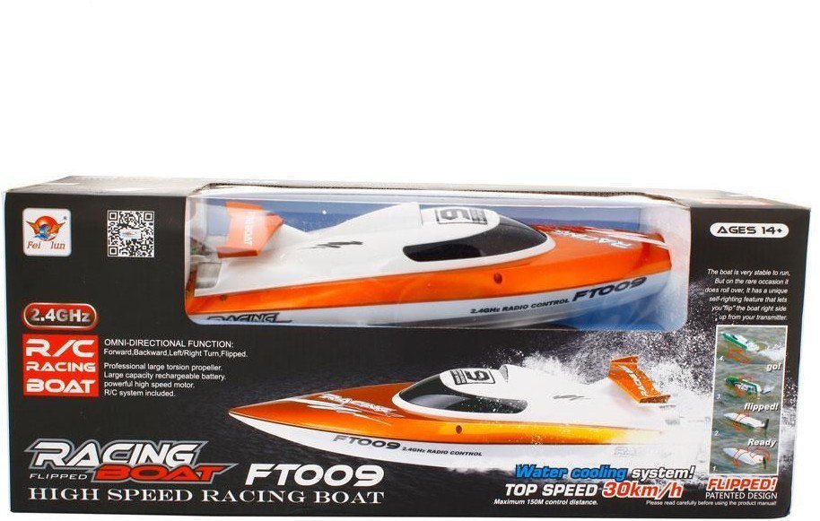 фото Радиоуправляемый катер fei lun high speed orange boat 2.4ghz - ft009