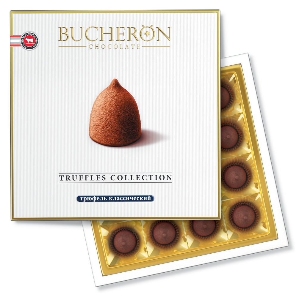 Конфеты шоколадные трюфели Bucheron trufles collection классический