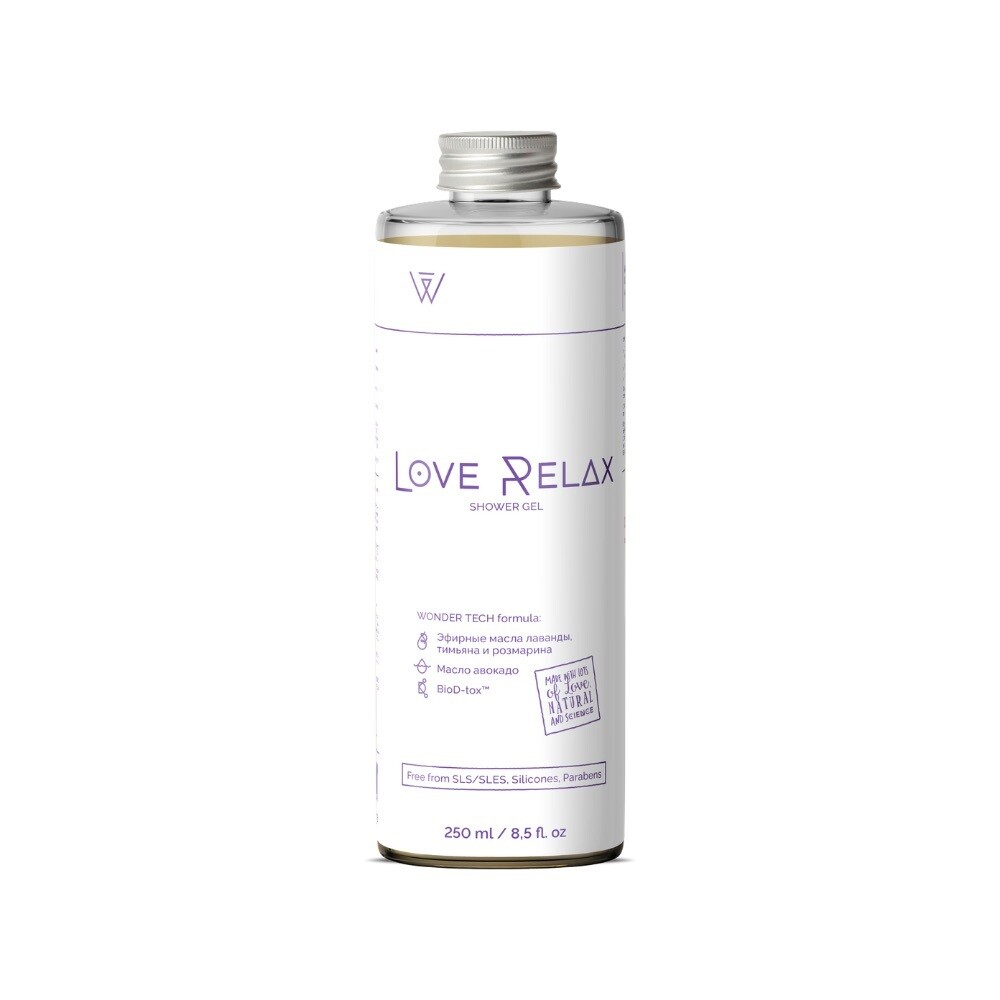 фото Лавандовый гель для душа love relax wonderlab cosmetics