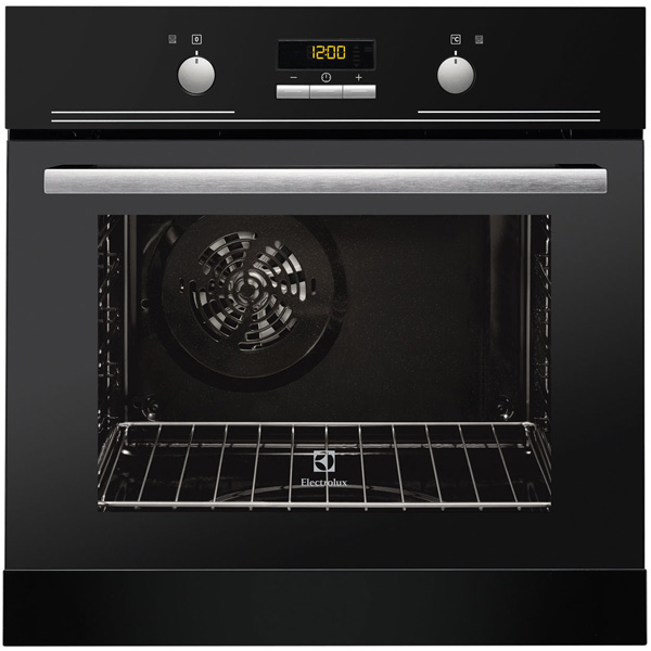 фото Встраиваемый электрический духовой шкаф electrolux ezb53430aк black