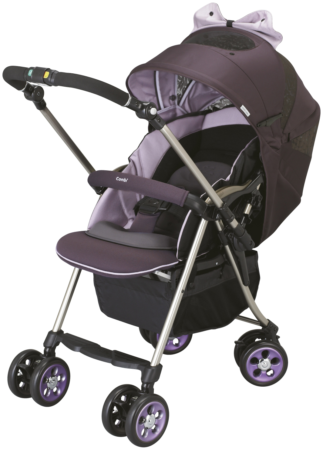 фото Прогулочная коляска combi miracleturn xz-600 purple