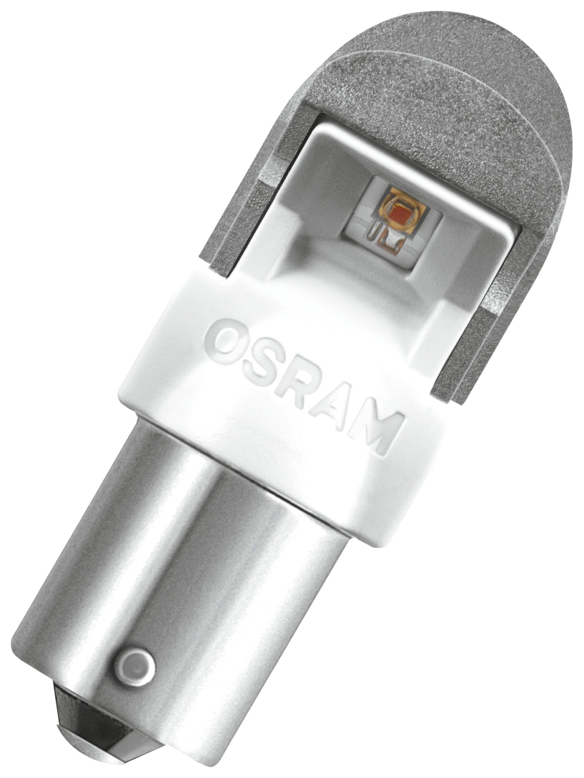 фото Лампа светодиодная автомобильная osram 4w 12v bau15s 1500k (7557ye-02b)