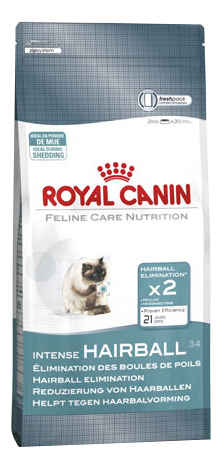 фото Сухой корм для кошек royal canin hairball care, для выведения шерсти, 0,4кг