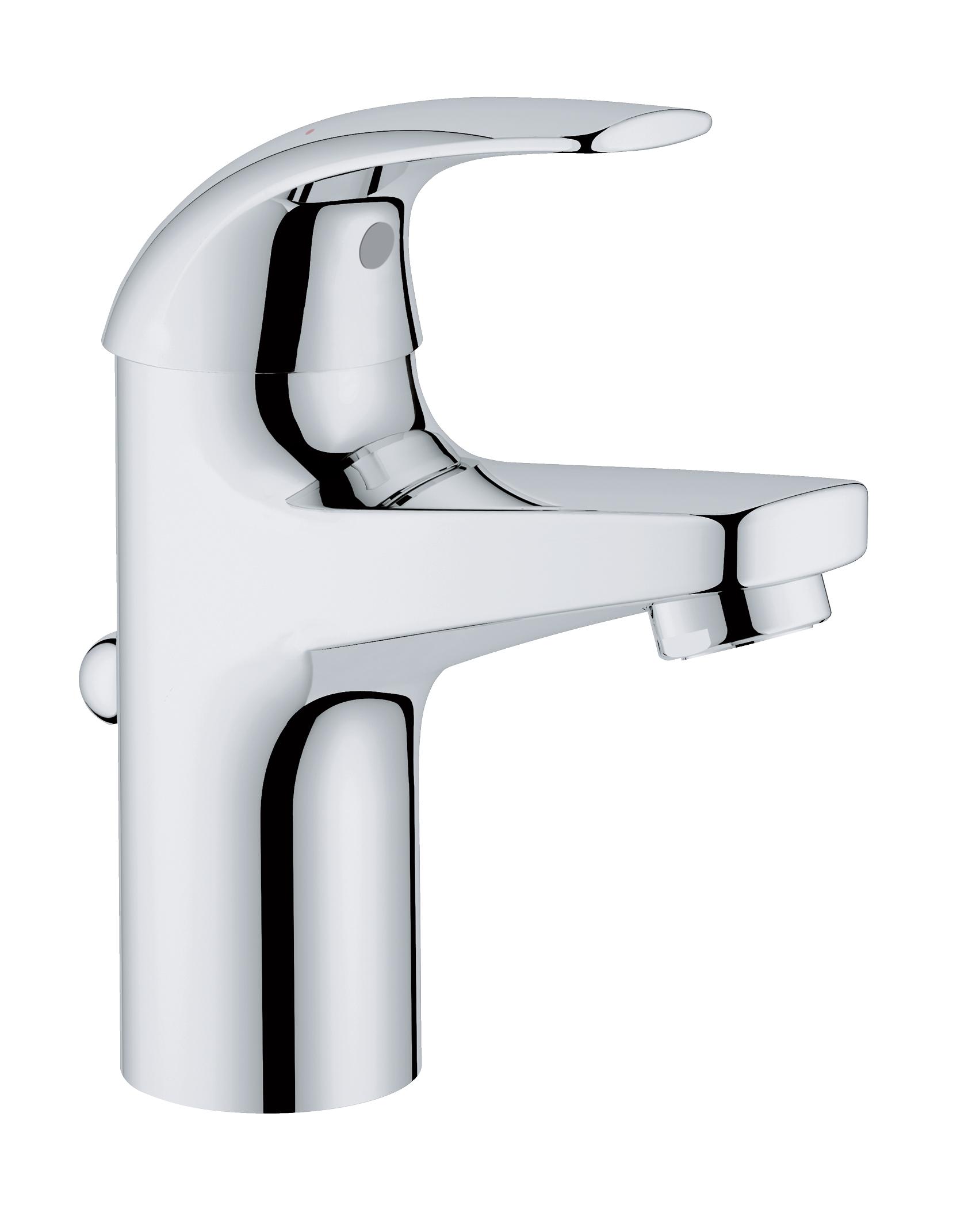 фото Смеситель для раковины grohe baucurve 23164000 хром