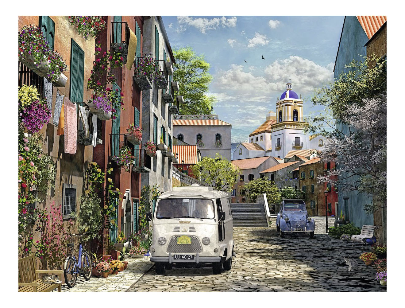 

Пазл Ravensburger улица 1500 деталей, на юге Франции 1500 деталей
