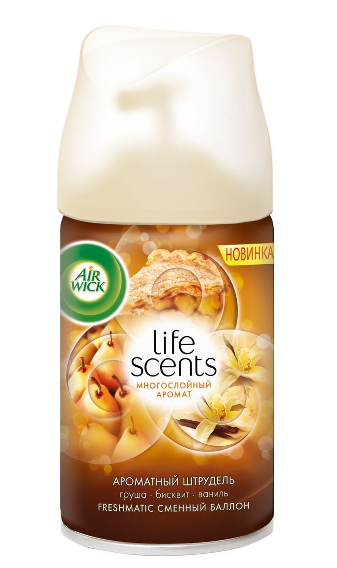 

Сменный аэрозоль Air Wick life scents ароматный штрудель 250 мл