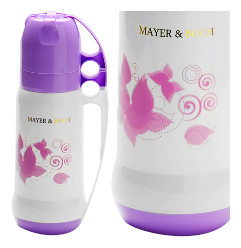 

Термос Mayer&Boch 26099 1 л белый/фиолетовый, 26099