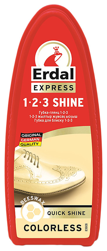 фото Губка для обуви erdal express глянцевая бесцветная