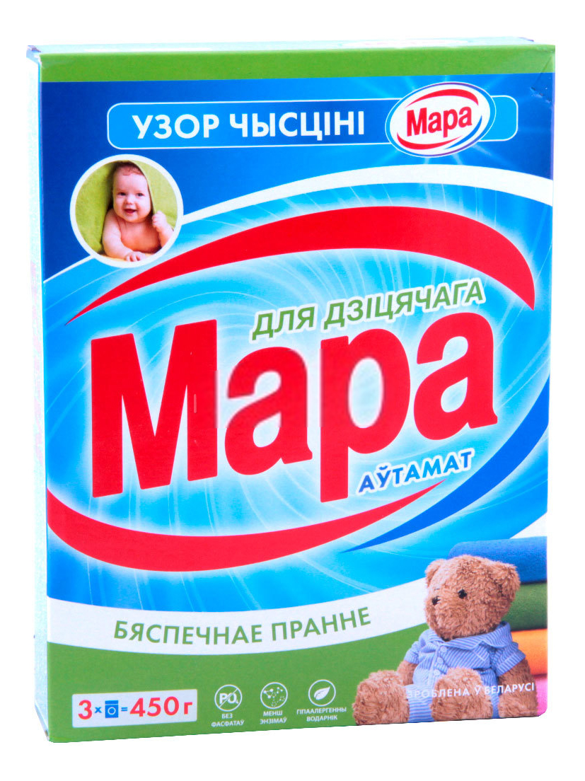 

Стиральный порошок для детского белья Мара Сонца Автомат 0,45 кг, для детского белья Автомат 0,45 кг