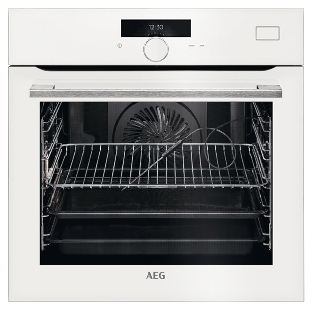 фото Встраиваемый электрический духовой шкаф aeg bsr882320w white