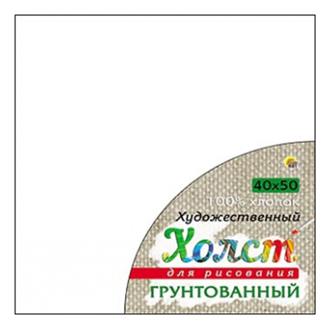 Холст грунтованный на подрамнике для рисования 40х50 см Рыжий кот х-5846