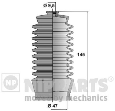 

Пыльник рулевой рейки Nipparts J2852002