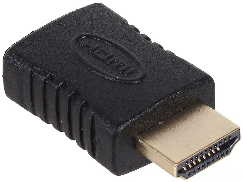 фото Переходник 3cott hdmi - hdmi black (3c-ad206gp)