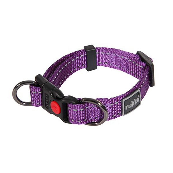 

Ошейник для собак RUKKA Bliss Collar, фиолетовый, 15мм, 20-30см, Bliss Collar