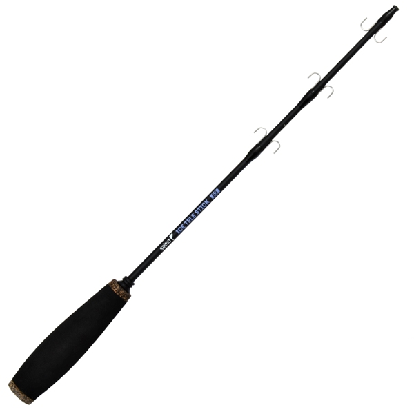 Зимняя удочка Salmo Ice Tele Stick, 0,63 м, черная