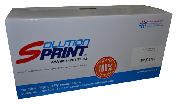 фото Картридж solution print sp-x-3140, аналог xerox 108r00908/108r00909, черный