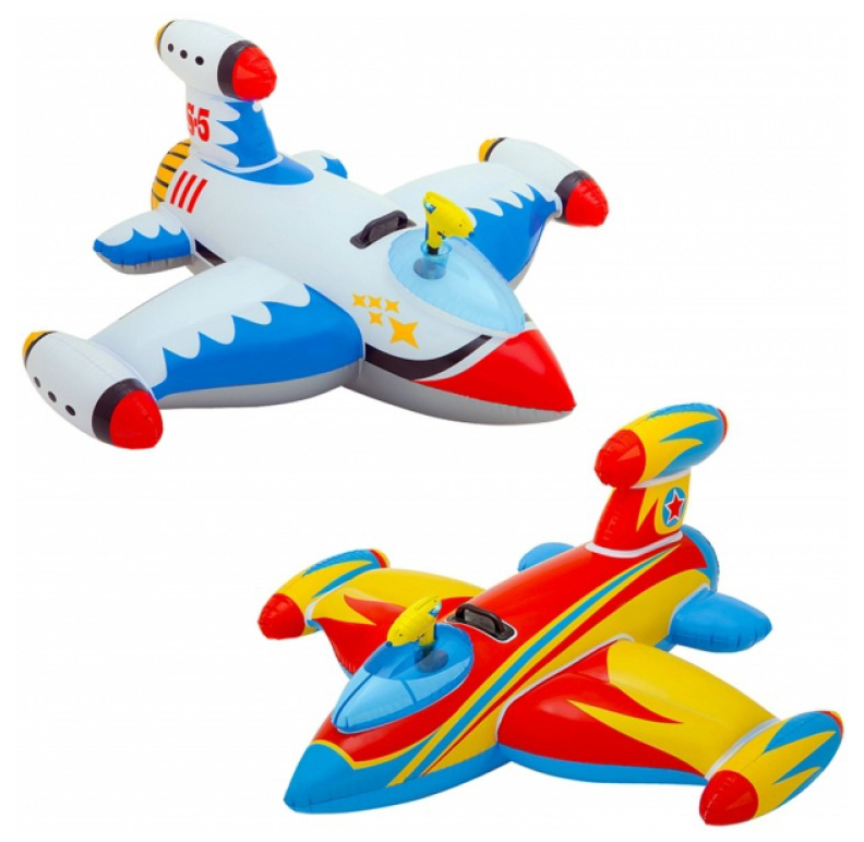 фото Набор из 2 надувных игрушек "космический самолет" intex