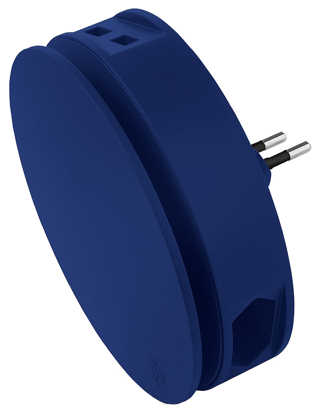 фото Сетевое зарядное устройство usbepower aero, 2 usb, 3,4 a, blue