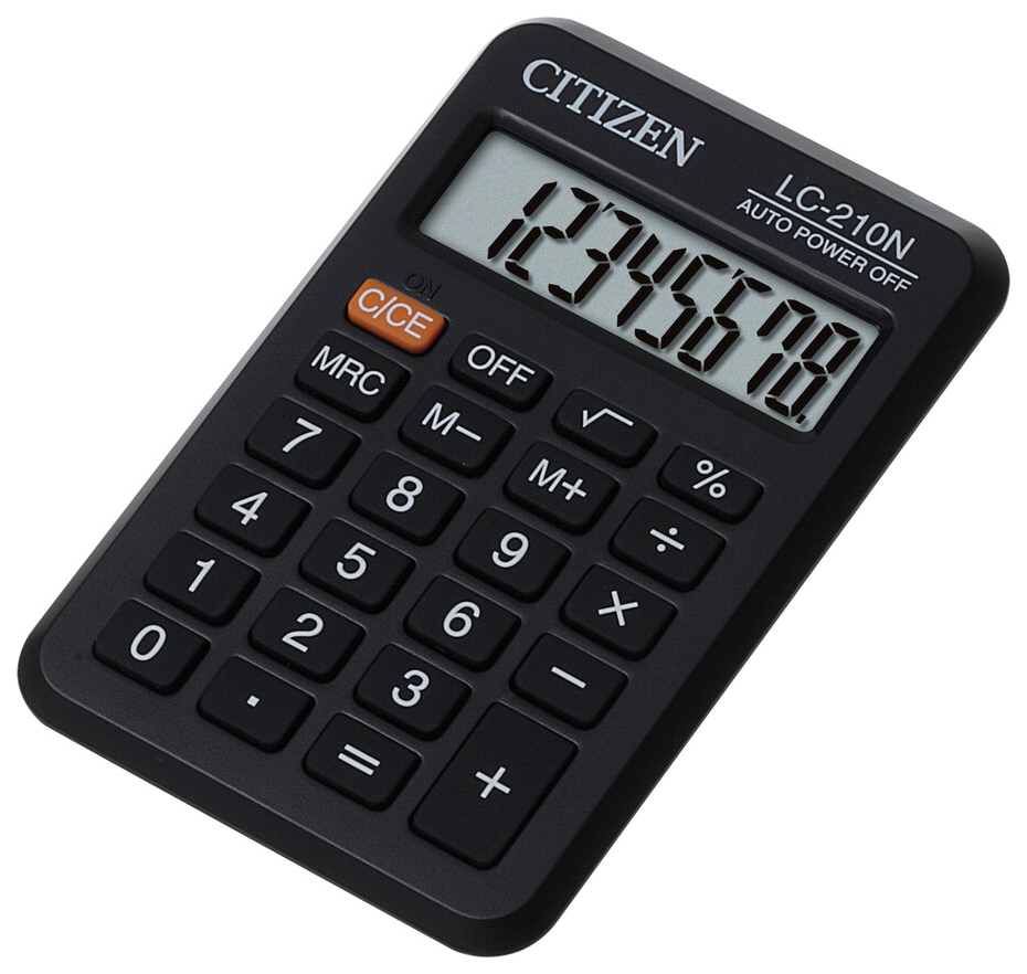 

Калькулятор Citizen LC-210N