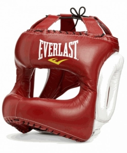 

Шлем боксерский Everlast MX Headgear, L-XL, нат. кожа