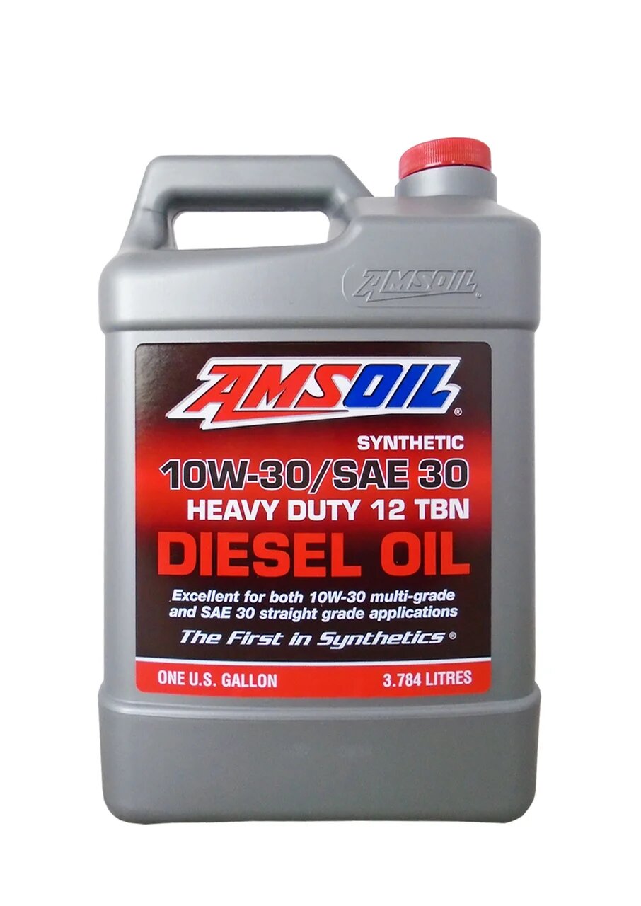 фото Моторное масло amsoil heavy-duty sae 10w-30/sae 30 3,78л