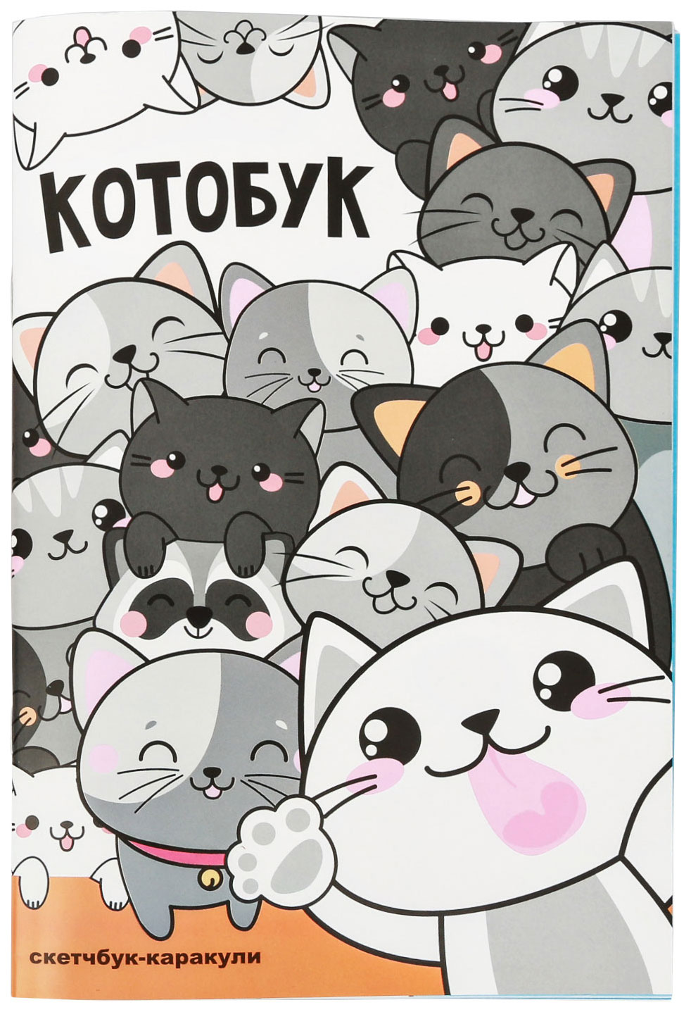 

Скетчбук ArtFox Котобук 32 листа