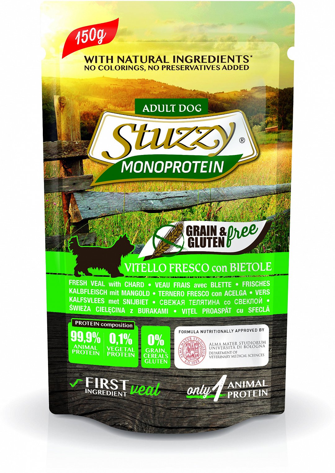 

Влажный корм для собак Stuzzy Monoprotein , Телятина со свеклой, 150 г, Monoprotein