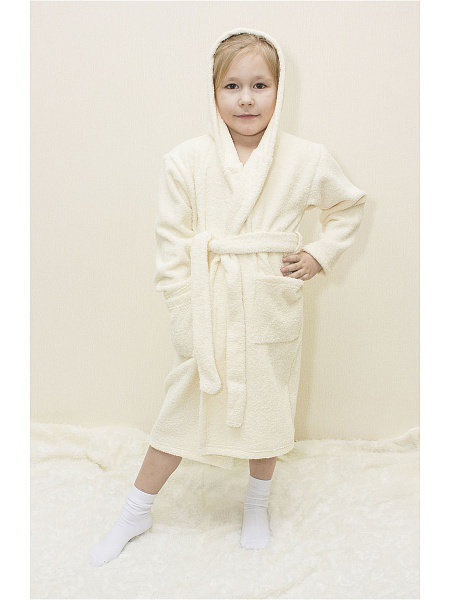 Детский банный халат с капюшоном