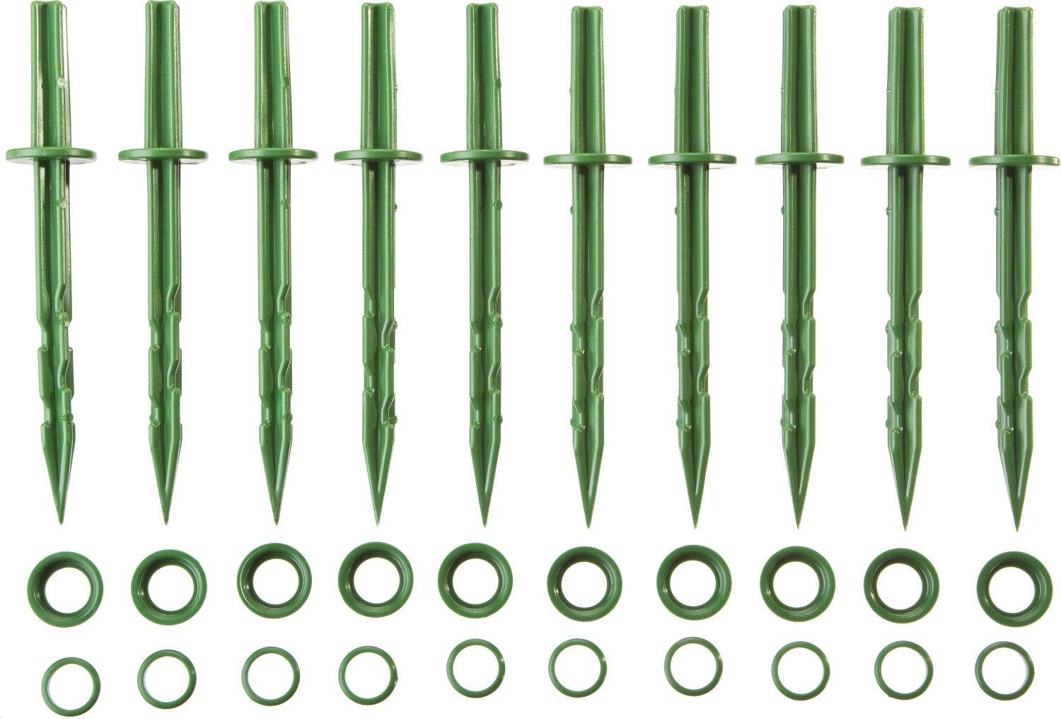 Колышки садовые GRINDA 200мм, зеленый, 10шт
