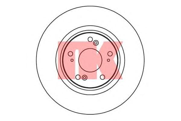 фото Тормозной диск nk 202649