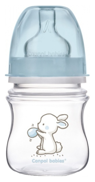 Бутылочка Canpol EasyStart Little Сuties PP Anti-colic 120 мл 35218 ПрозрачныйГолубой 840₽